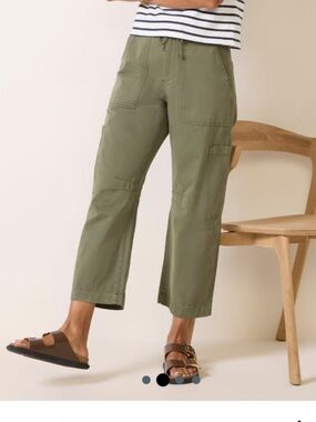 Nicole Miller Cropped Wide Leg Pants